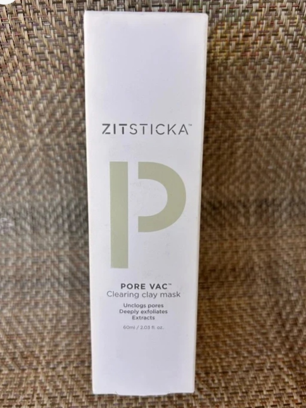 ZitSticka Pore Vac Clearing Clay Mask – White New in Box